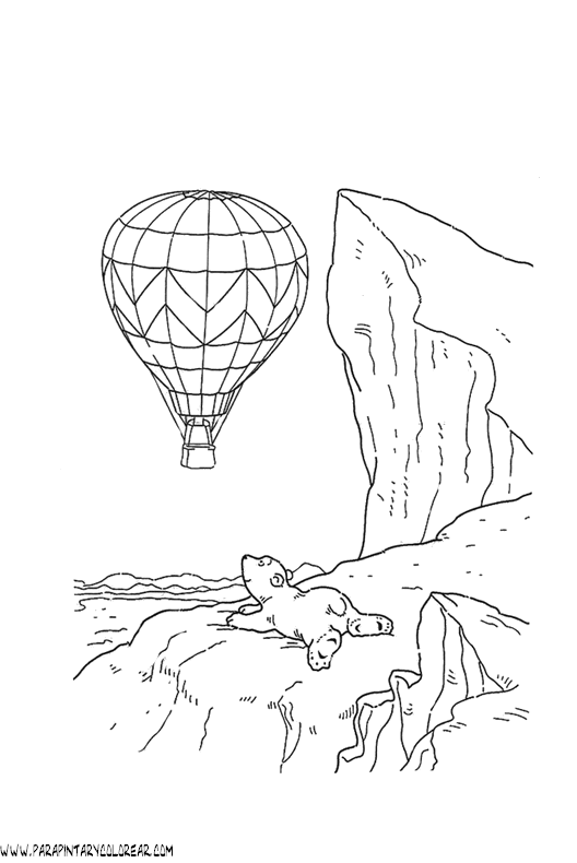 Coloring page: Hot air balloon (Transportation) #134661 - Free Printable Coloring Pages