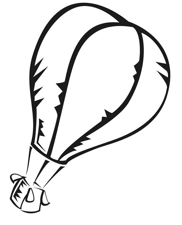 Coloring page: Hot air balloon (Transportation) #134701 - Free Printable Coloring Pages