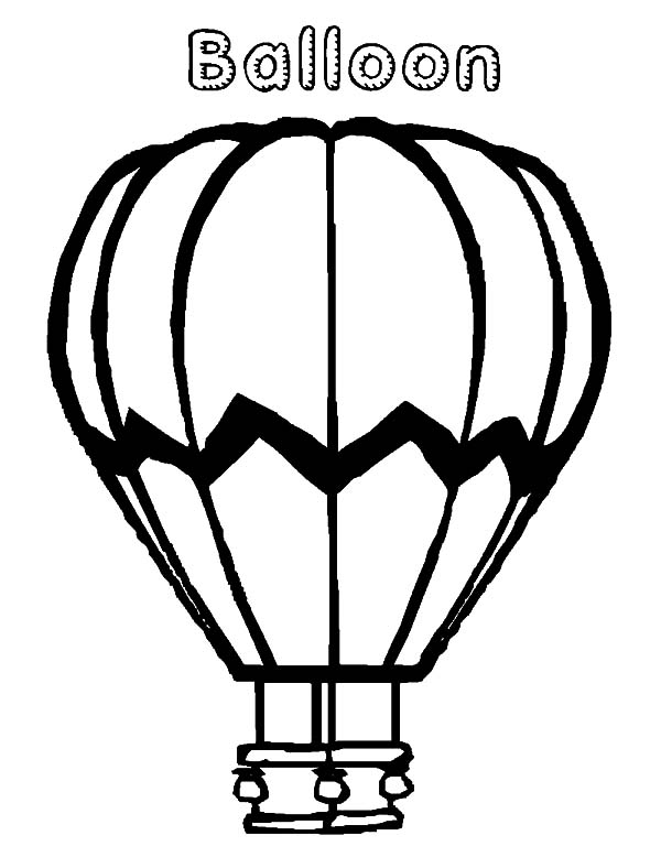 Coloring page: Hot air balloon (Transportation) #134714 - Free Printable Coloring Pages