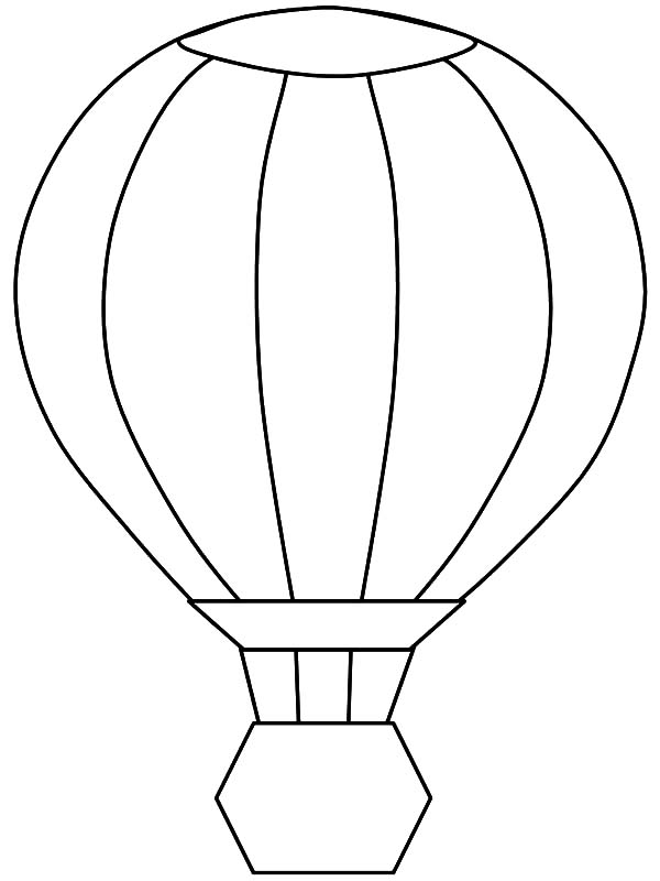 Coloring page: Hot air balloon (Transportation) #134715 - Free Printable Coloring Pages