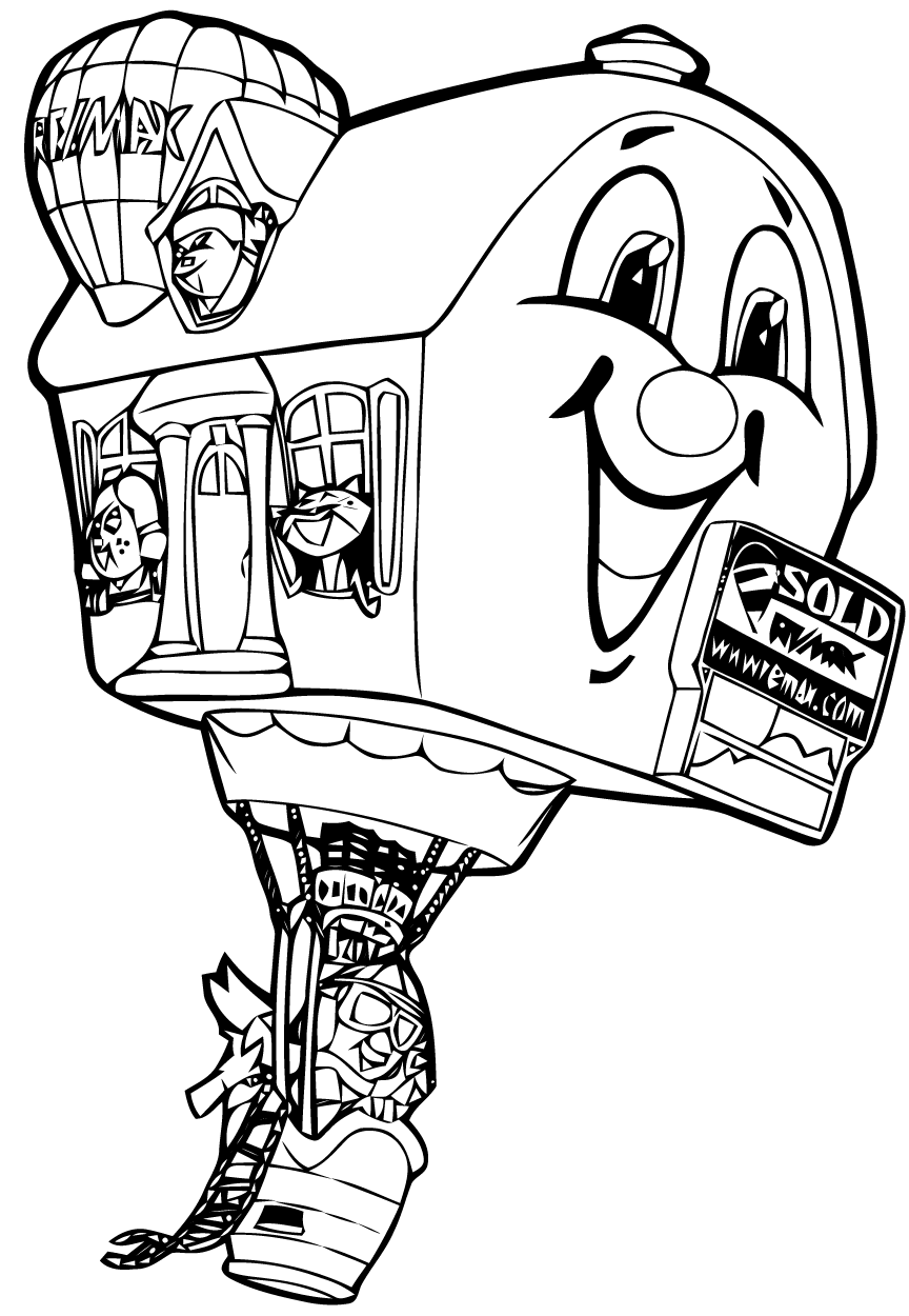 Coloring page: Hot air balloon (Transportation) #134716 - Free Printable Coloring Pages