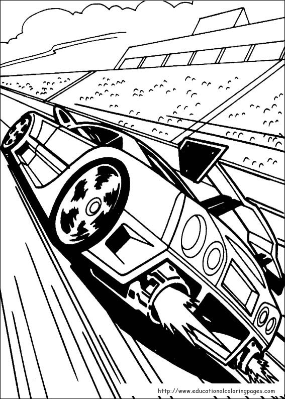 Hot wheels #145842 (Transportation) Free Printable Coloring Pages