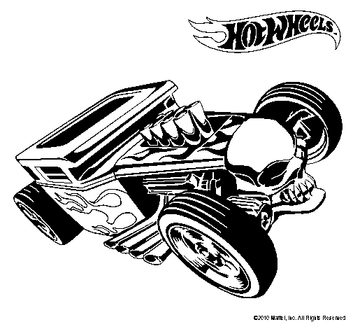 Coloring page: Hot wheels (Transportation) #145844 - Free Printable Coloring Pages