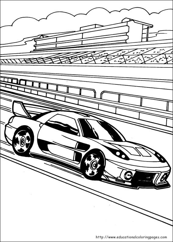 Coloring page: Hot wheels (Transportation) #145845 - Free Printable Coloring Pages