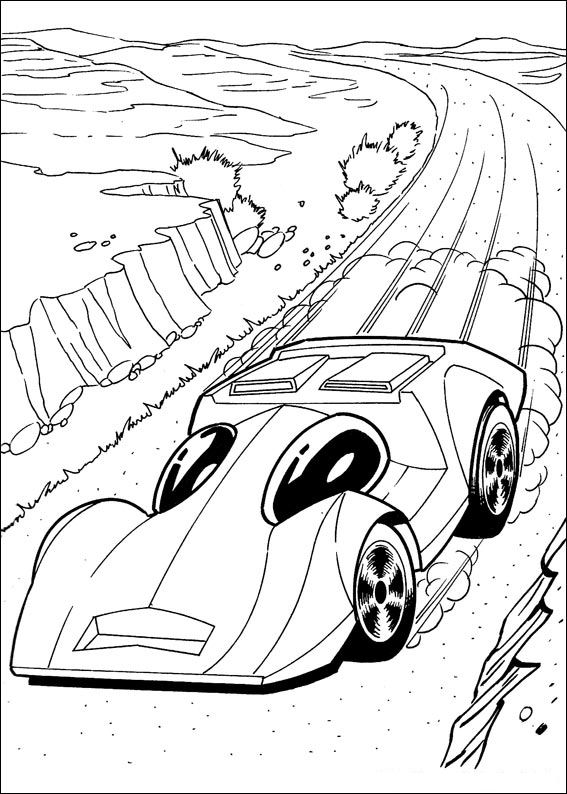 Coloring page: Hot wheels (Transportation) #145848 - Free Printable Coloring Pages