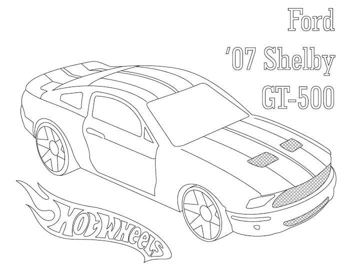 Coloring page: Hot wheels (Transportation) #145851 - Free Printable Coloring Pages