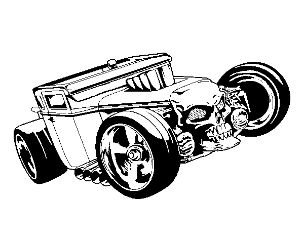 Coloring page: Hot wheels (Transportation) #145855 - Free Printable Coloring Pages