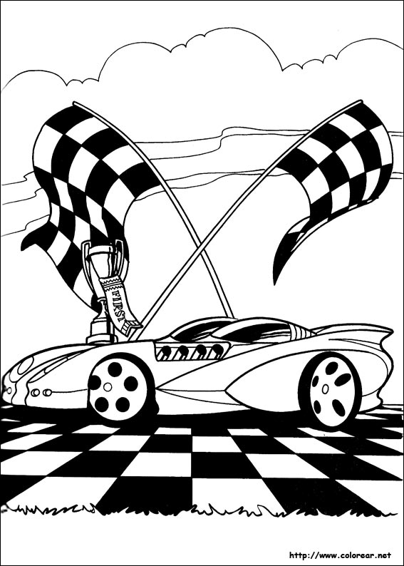 Coloring page: Hot wheels (Transportation) #145856 - Free Printable Coloring Pages