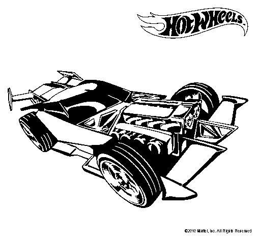 Coloring page: Hot wheels (Transportation) #145858 - Free Printable Coloring Pages