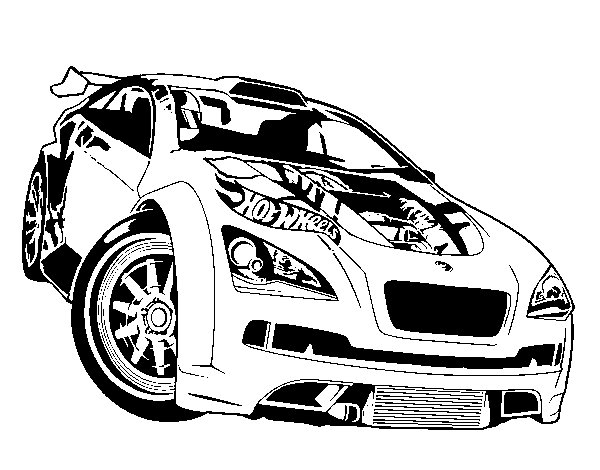 Coloring page: Hot wheels (Transportation) #145859 - Free Printable Coloring Pages
