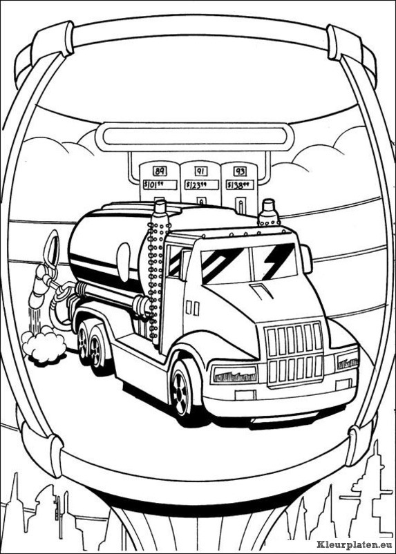 Coloring page: Hot wheels (Transportation) #145862 - Free Printable Coloring Pages