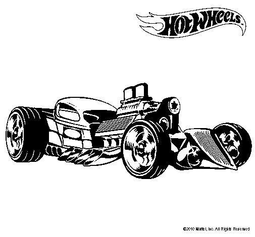 Coloring page: Hot wheels (Transportation) #145863 - Free Printable Coloring Pages