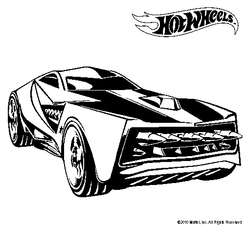 Coloring page: Hot wheels (Transportation) #145865 - Free Printable Coloring Pages