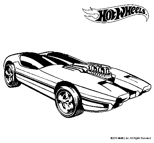 Coloring page: Hot wheels (Transportation) #145869 - Free Printable Coloring Pages