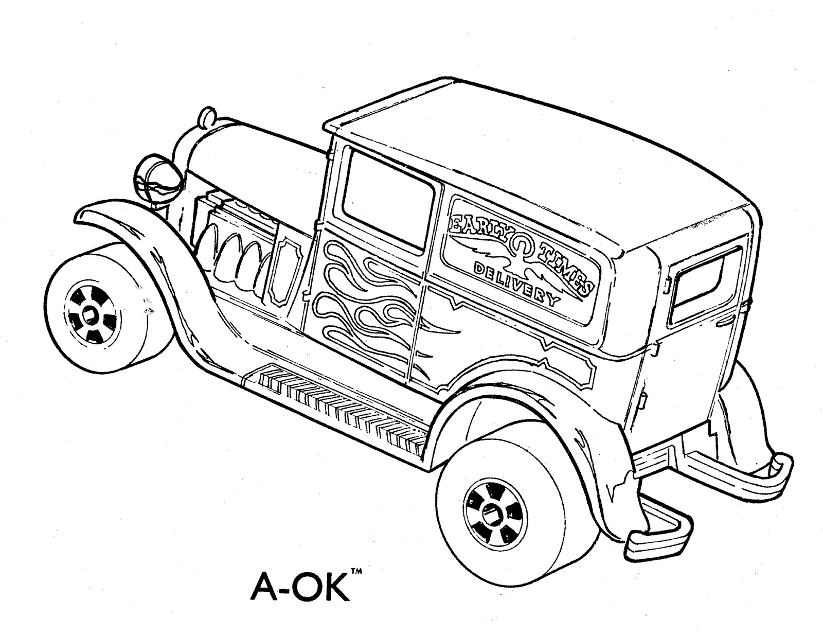 Drawing Hot wheels #145875 (Transportation) – Printable coloring pages