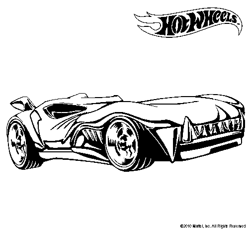 Drawing Hot wheels #145876 (Transportation) – Printable coloring pages