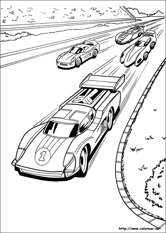 Coloring page: Hot wheels (Transportation) #145889 - Free Printable Coloring Pages