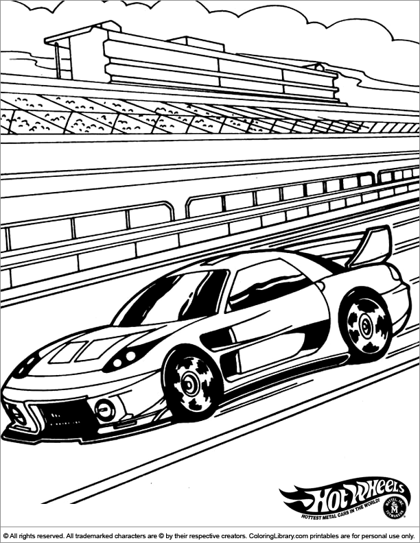 Coloring page: Hot wheels (Transportation) #145900 - Free Printable Coloring Pages