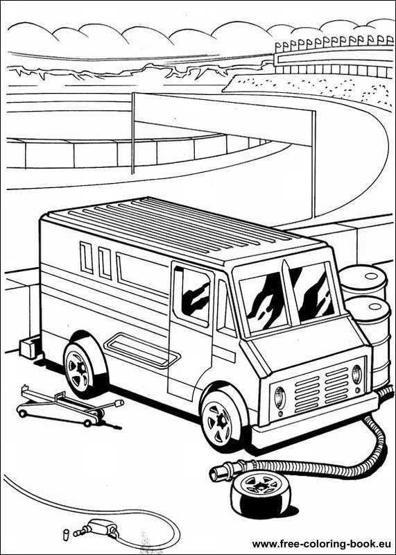 Coloring page: Hot wheels (Transportation) #145907 - Free Printable Coloring Pages