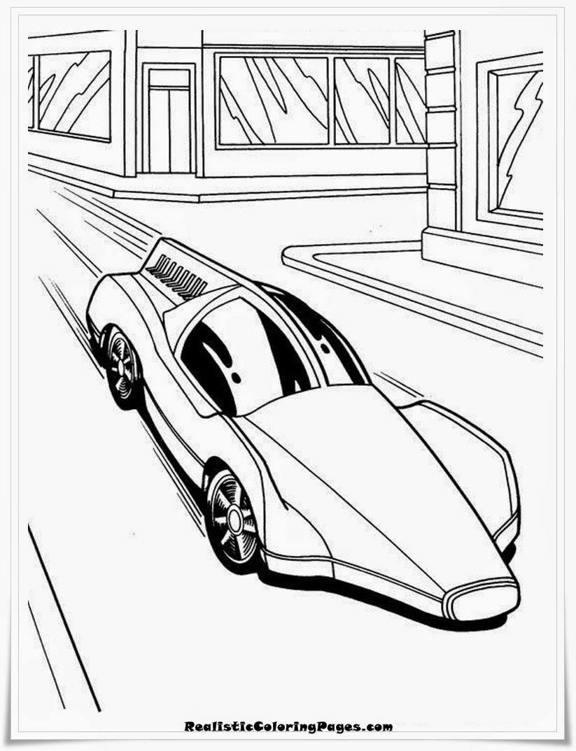 free hot rod car coloring pages