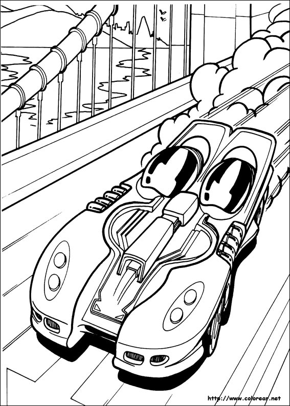 Coloring page: Hot wheels (Transportation) #145911 - Free Printable Coloring Pages
