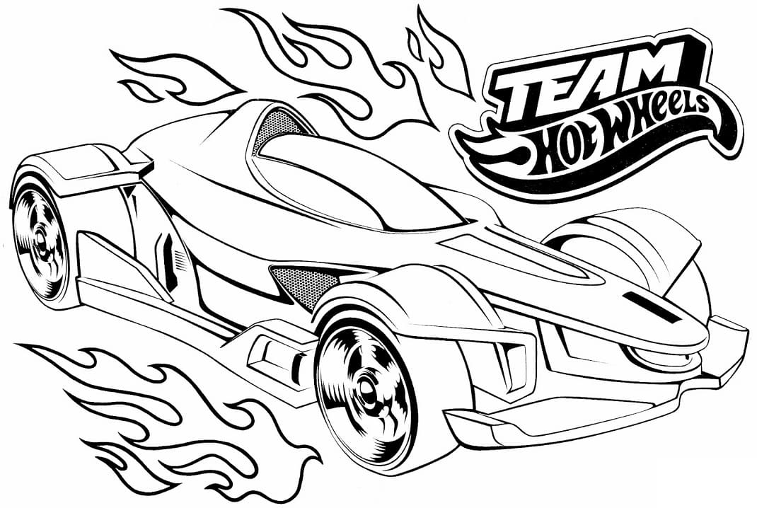Free printable Hot Wheels coloring page #174758 from Transportation collection