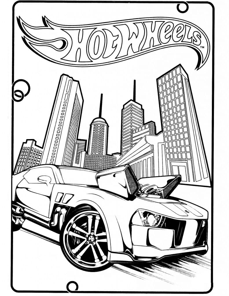 Free printable Hot Wheels coloring page #174763 from Transportation collection
