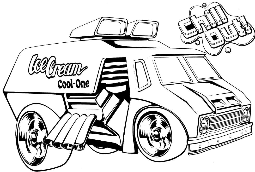 Free printable Hot Wheels coloring page #174765 from Transportation collection