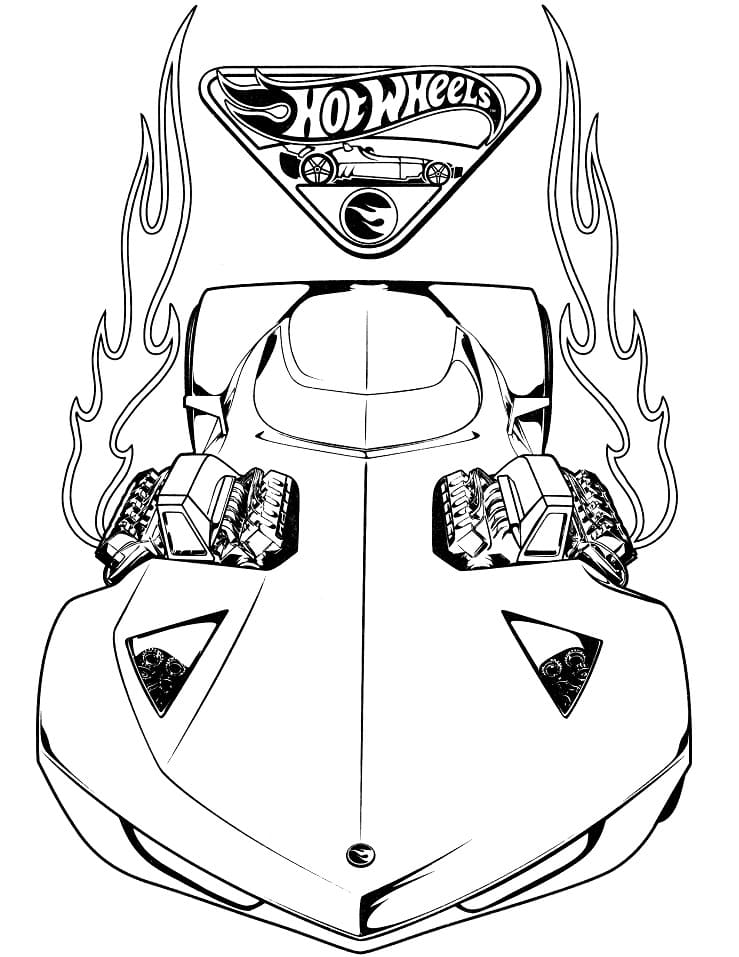 Free printable Hot Wheels coloring page #174769 from Transportation collection