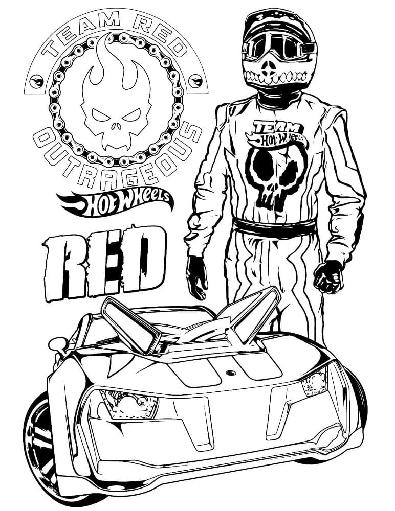 Free printable Hot Wheels coloring page #218461 from Transportation collection