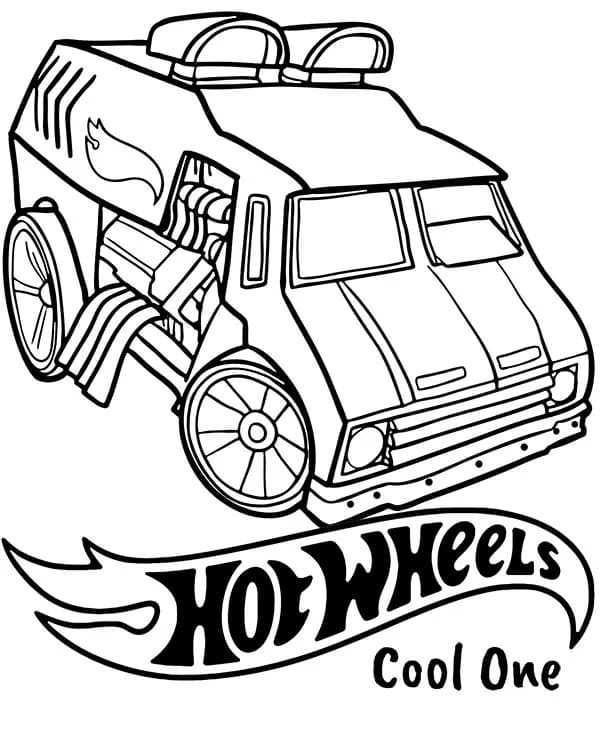 Free printable Hot Wheels coloring page #218462 from Transportation collection