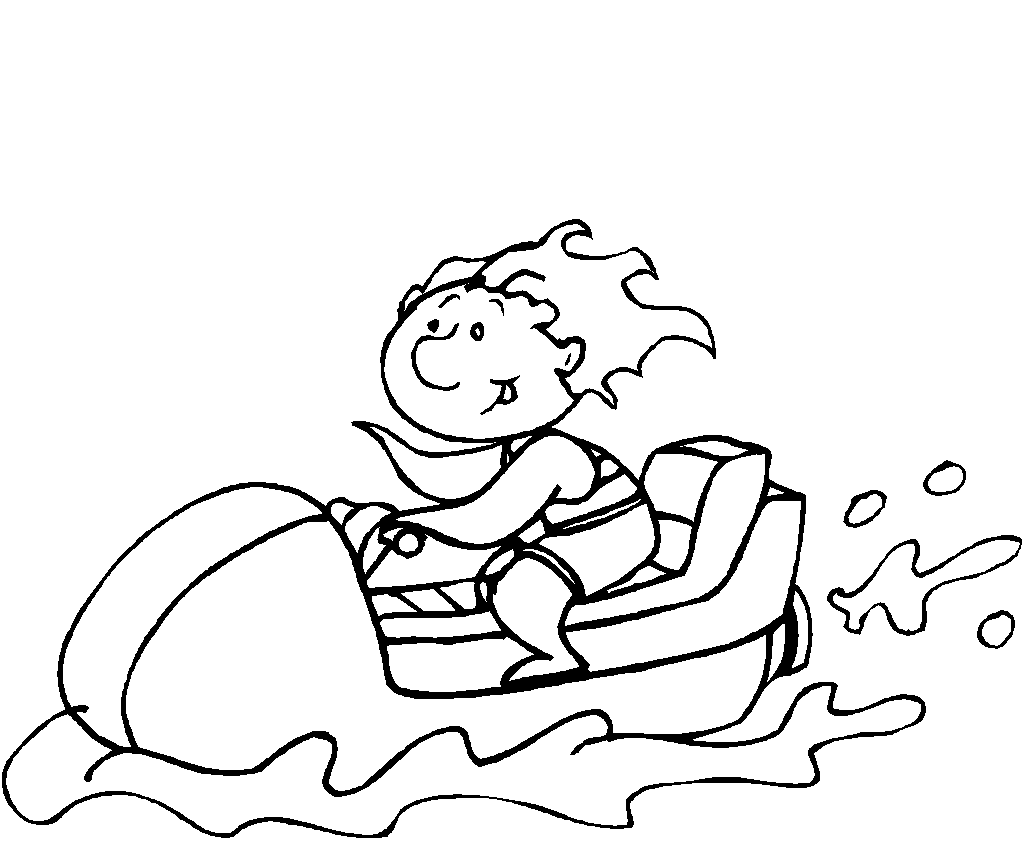 Coloring page: Jet ski / Seadoo (Transportation) #139937 - Free Printable Coloring Pages