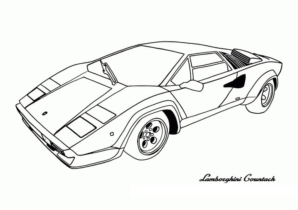 Free printable Lamborghini coloring page #174218 from Transportation collection