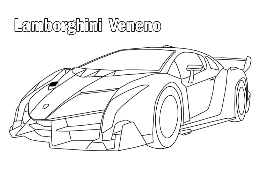 Free printable Lamborghini coloring page #174226 from Transportation collection