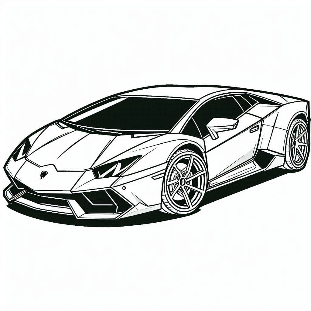 Free printable Lamborghini coloring page #217283 from Transportation collection
