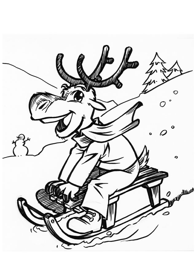 Coloring page: Luge (Transportation) #142526 - Free Printable Coloring Pages
