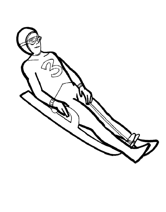 Coloring page: Luge (Transportation) #142534 - Free Printable Coloring Pages