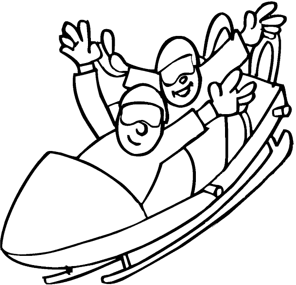 Coloring page: Luge (Transportation) #142543 - Free Printable Coloring Pages