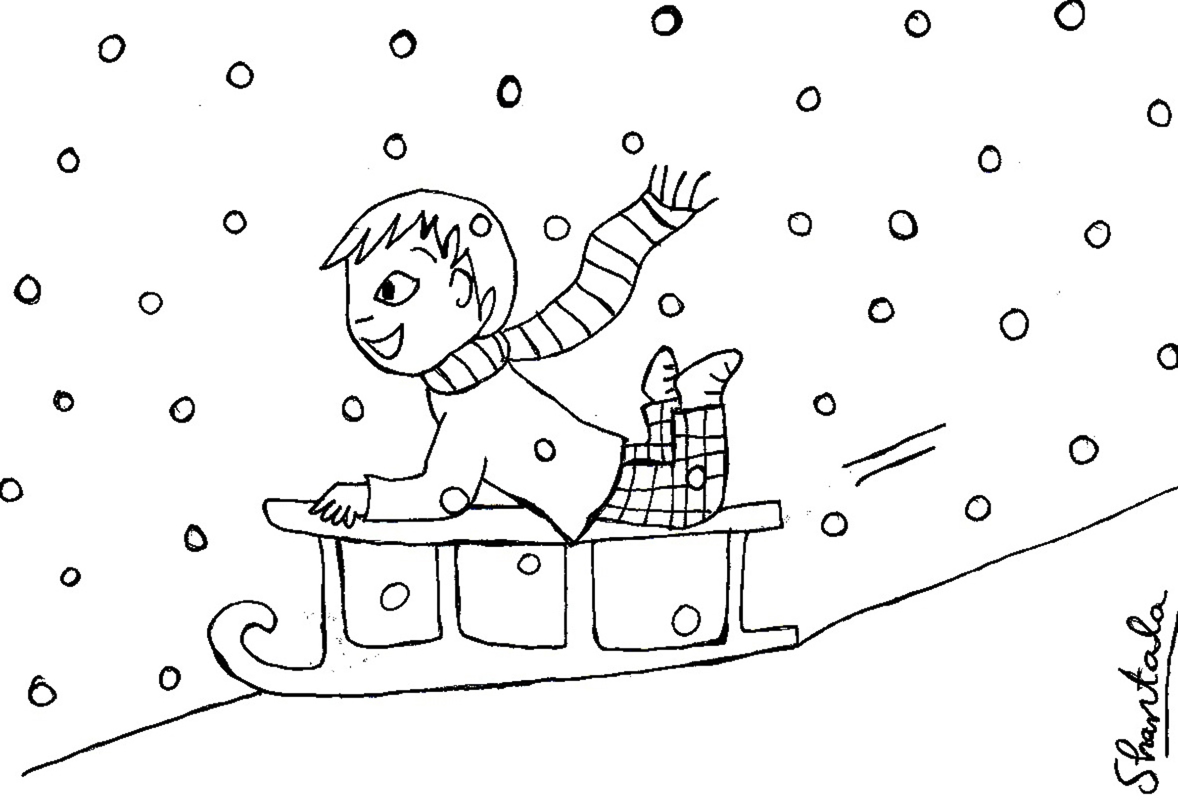 Coloring page: Luge (Transportation) #142547 - Free Printable Coloring Pages