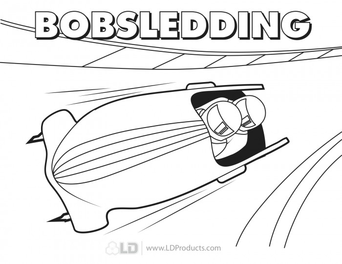 Coloring page: Luge (Transportation) #142549 - Free Printable Coloring Pages