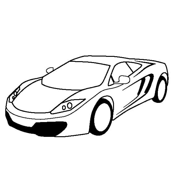 Free printable McLaren coloring page #219364 from Transportation collection Free printable McLaren coloring page #219364 from Transportation collection