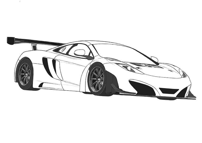 Free printable McLaren coloring page #219372 from Transportation collection