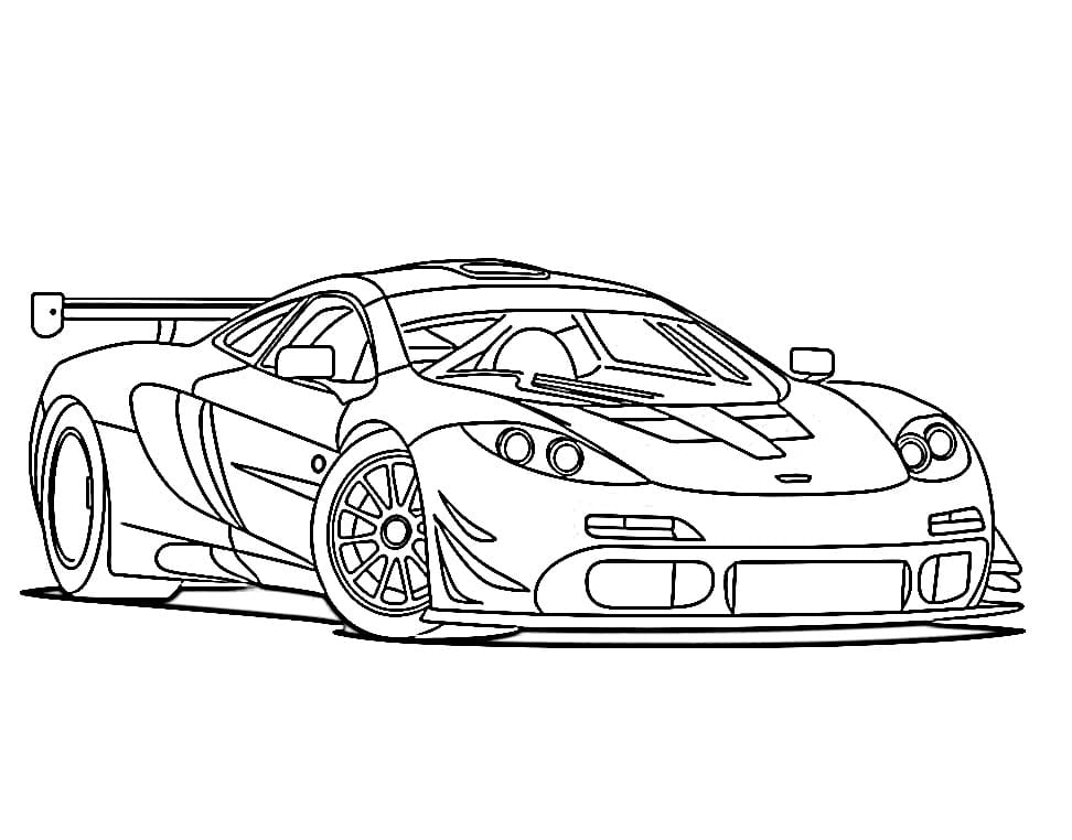 Free printable McLaren coloring page #219377 from Transportation collection Free printable McLaren coloring page #219377 from Transportation collection