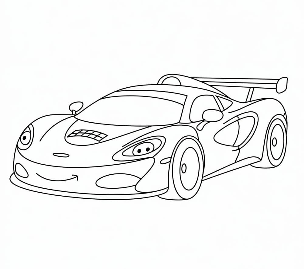 Free printable McLaren coloring page #219384 from Transportation collection