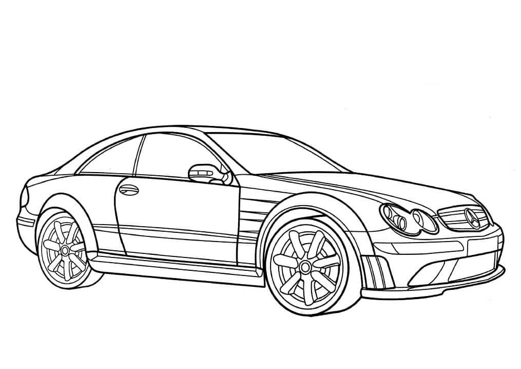Free printable Mercedes coloring page #187467 from Transportation collection Free printable Mercedes coloring page #187467 from Transportation collection