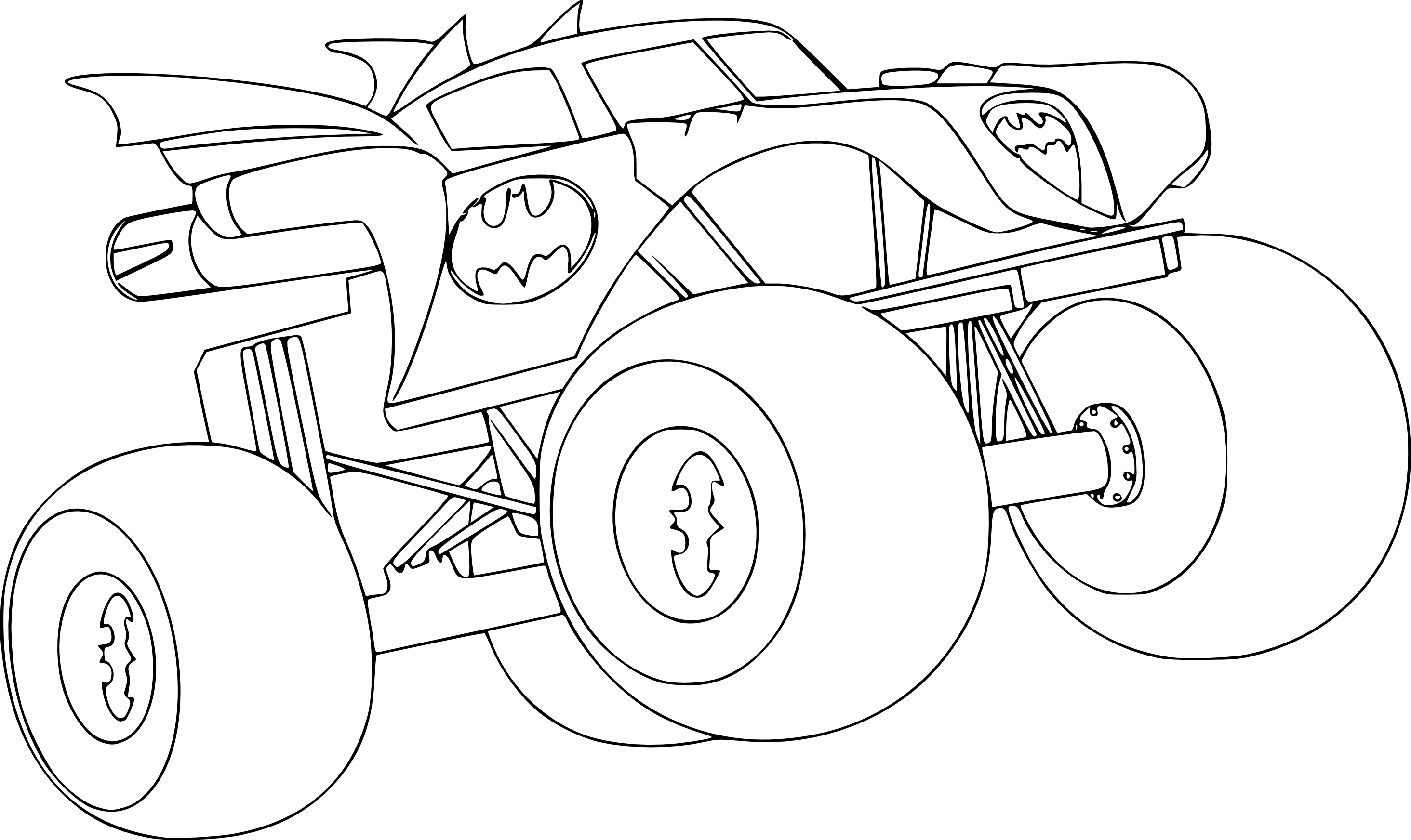 Coloring page: Monster Truck (Transportation) #141305 - Free Printable Coloring Pages