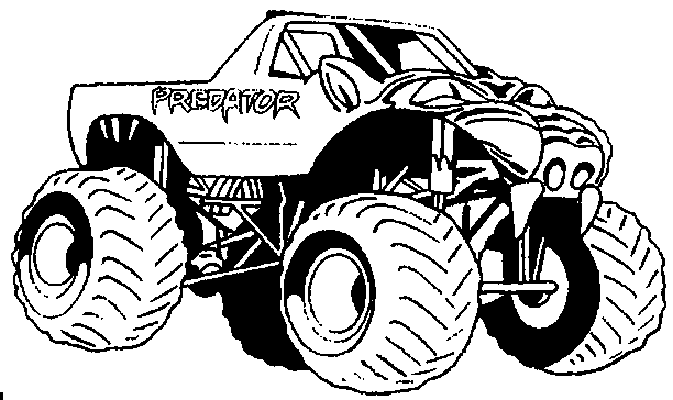 Coloring page: Monster Truck (Transportation) #141312 - Free Printable Coloring Pages
