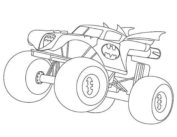 Coloring page: Monster Truck (Transportation) #141324 - Free Printable Coloring Pages
