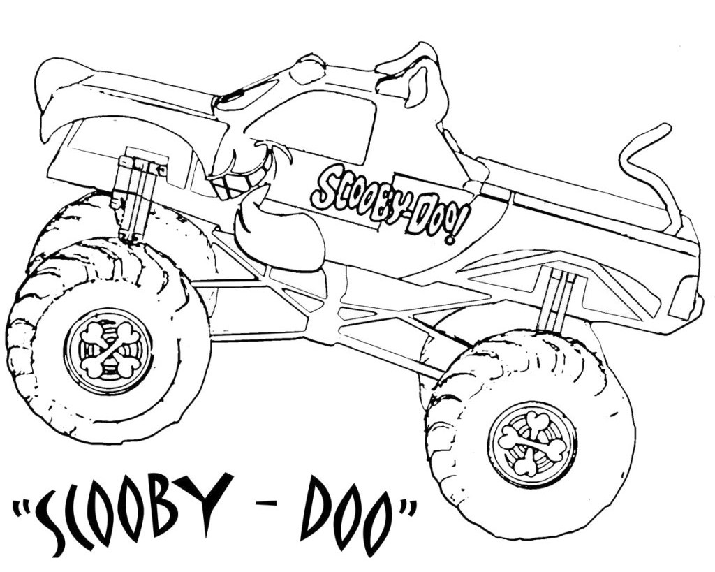 Download Monster Truck (Transportation) - Printable coloring pages