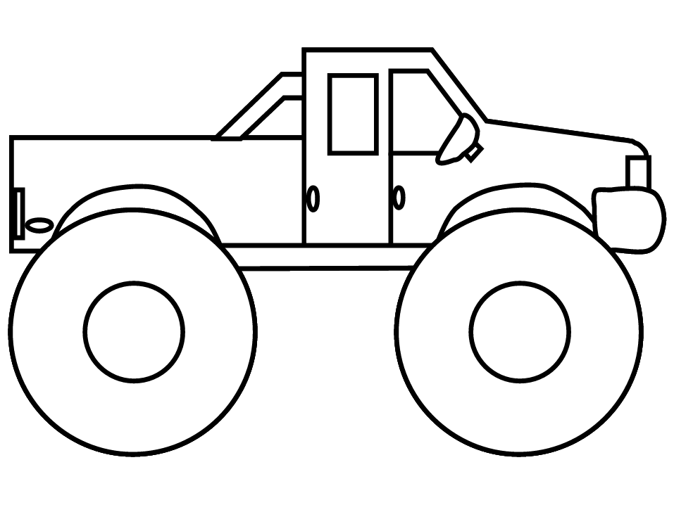 Coloring page: Monster Truck (Transportation) #141384 - Free Printable Coloring Pages